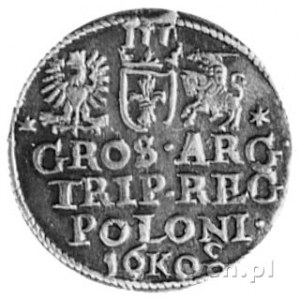 trojak 1602, Kraków, j.w., Kop.LIVK.3b -R-, Wal.XCII
