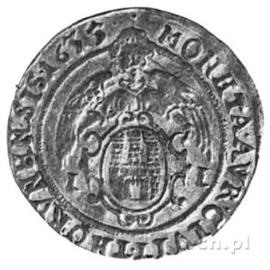 dukat 1635, Toruń, Aw: Popiersie i napis, Rw: Herb Toru...