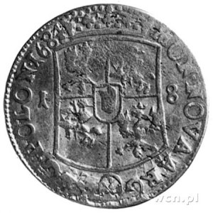ort 1684, Bydgoszcz, Aw: Popiersie i napis, Rw: Tarcza ...