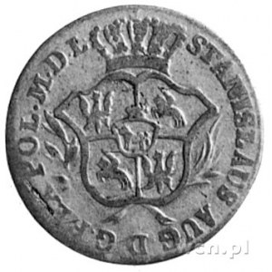 dwa grosze srebrne 1780, Warszawa, j.w., Plage 267