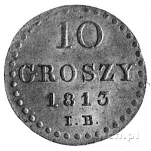 10 groszy 1813, Warszawa, j.w., Plage 103