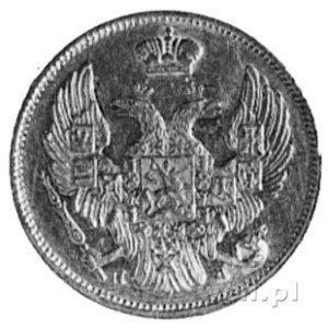 3 ruble=20 złotych 1835, Petersburg, Aw: Orzeł carski, ...