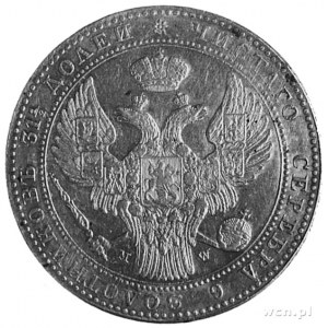 1 1/2 rubla=10 złotych 1840, Warszawa, j.w., Plage 339,...