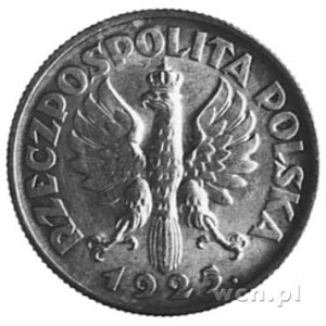 1 złoty 1925, wyjątkowo piękna patyna