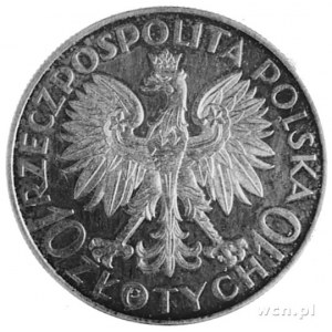 10 złotych 1933, Sobieski, lustrzanka, wybito 100 sztuk...