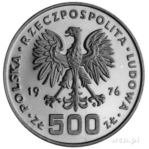 500 złotych 1976, Tadeusz Kościuszko, złoto