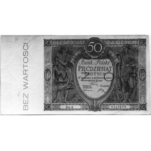 50 złotych 28.08.1925, A 0245678, Kow.109a, Pick 94, na...