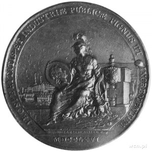 medal sygnowany I P Holzhaeusser F., wybity w 1766 roku...