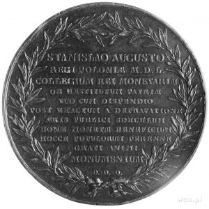 medal sygnowany I P Holzhaeusser F., wybity w 1766 roku...