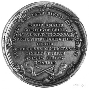 medal wybity w 1772 roku na zlecenie Jerzego Mniszcha d...