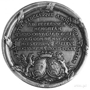 medal wybity w 1772 roku na zlecenie Jerzego Mniszcha d...
