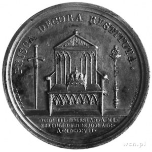 medal sygnowany ANDRIEU F. DENON DIR, wybity w 1807 rok...
