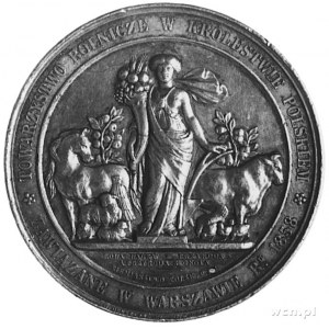 medal nagrodowy autorstwa Minheymera i Oleszczyńskiego,...