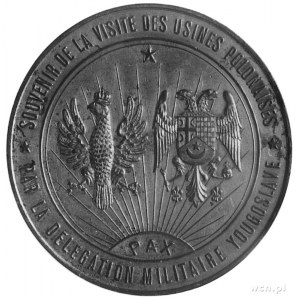 medal sygnowany JK (Jan Kazimierz Knedler), wybity nakł...