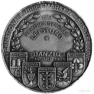 medal nie sygnowany wybity w 1929 roku z okazji międzyn...