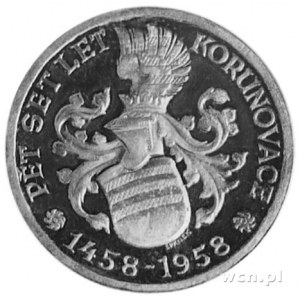 medal sygnowany SPANEK, wybity w 1958 roku z okazji 500...