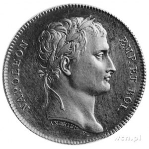 medal sygnowany ANDRIEU F, wybity w 1808 roku z okazji ...