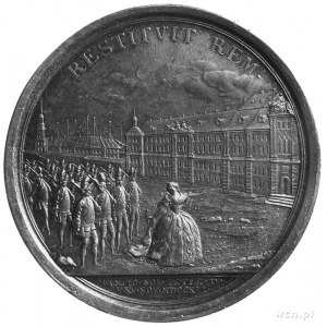 medal sygnowany TIMOFIEJ IWANOW, wybity w 1741 roku dla...