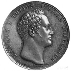 medal sygnowany G.LOOS, H.GUBE FEC, wybity w 1828 roku ...