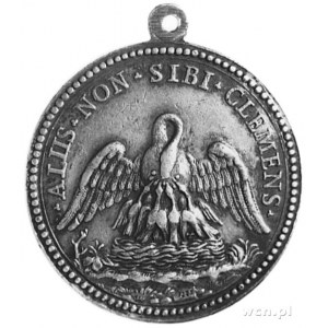 medal z uszkiem sygnowany ALBERT AMERANO wybity w 1668 ...