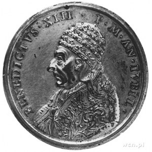 medal sygnowany HAMERANVS F., wybity w 1728 roku, Aw: P...
