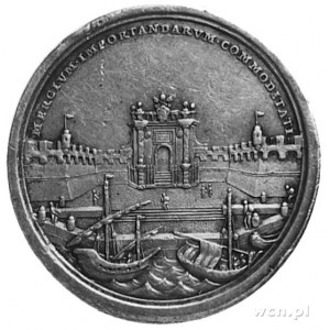 medal nie sygnowany wybity w 1761 roku, Aw: Popiersie K...