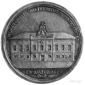 medal nie sygnowany, wybity w 1786 roku, Aw: Popiersie ...
