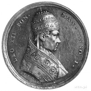 medal sygnowany G. CERBARA wybity w 1824 roku, Aw: Popi...