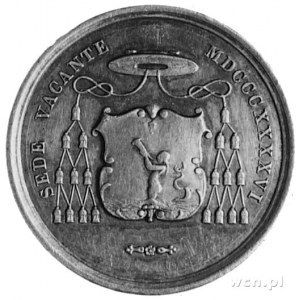 medal nie sygnowany wybity w 1846 roku (Sede Vacante), ...