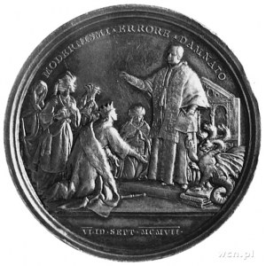 medal sygnowany BIANCHI, wybity w 1907 roku, Aw: Popier...