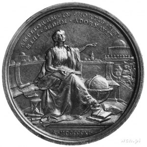medal sygnowany BIANCHI wybity w 1911 roku, Aw: Popiers...