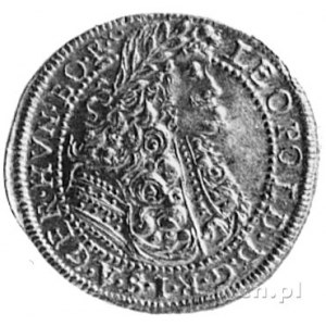 dukat 1695, Klausenburg, Aw: Popiersie cesarza, w otoku...
