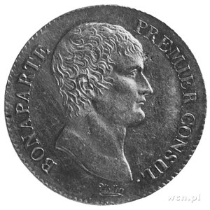 5 franków AN 12 (1803-1804), Paryż, Aw: Głowa Napoleona...