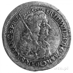 ort 1675, Królewiec, Aw: Popiersie , w otoku napis, Rw:...