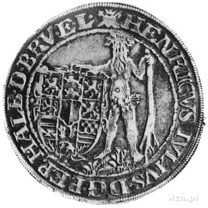 Henryk Juliusz 1598-1613, talar 1602, Aw: Dziki mąż trz...