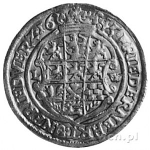 Fryderyk 1636-1648, dukat 1645, Aw: Postać króla w zbro...