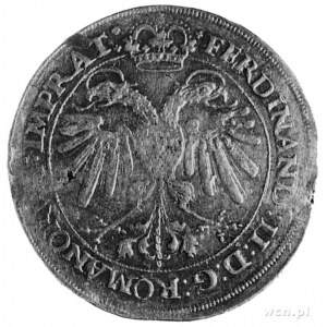talar 1624, Heidelberg, Aw: Tarcza herbowa, poniżej dat...