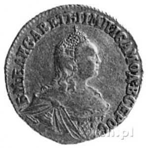 Elżbieta 1741.1762, 2 ruble 1756, Aw: Popiersie i napis...