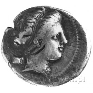 ITALIA- Neapol, (340-241 p.n.e.), didrachma, Aw: Głowa ...