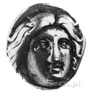 KARIA- Rodos (387-304 p.n.e.), didrachma, Aw: Głowa Hel...