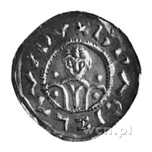 Brzetysław I (1037-1055), denar, Aw: Popiersie księcia,...
