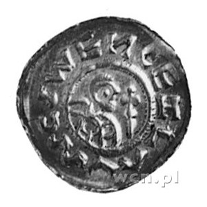 Brzetysław I (1037-1055), denar, Aw: Popiersie księcia,...