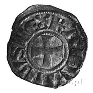 Baldwin III (1143-1163), denar, Aw: Krzyż równoramienny...