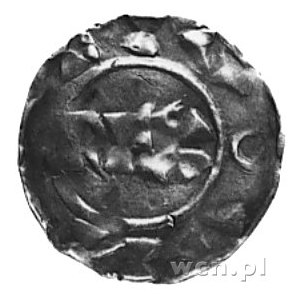Henryk I Ptasznik (913-936), denar, Aw: W otoku napis n...