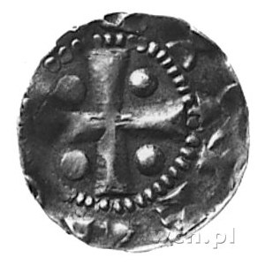 Henryk I Ptasznik (913-936), denar, Aw: W otoku napis n...