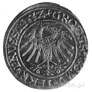 grosz 1532, Toruń, Aw: Popiersie i napis: SIGIS*I*I*REX...