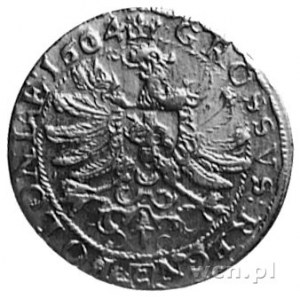 grosz 1604, Kraków, Aw: Popiersie i napis, Rw: Orzeł i ...