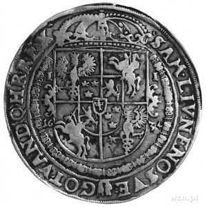 talar 1634, Bydgoszcz, Aw: Półpostać i napis, Rw: Tarcz...