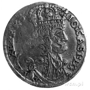 ort 1657, Kraków, j.w. odmiana z literami SCH na rewers...