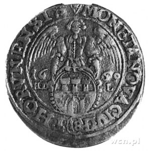 ort 1659/1660, Toruń, Aw: j.w., Rw: Herb Torunia i napi...